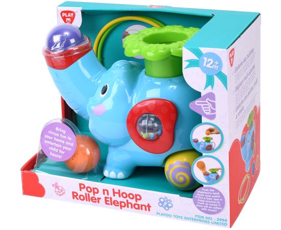 PLAYGO Pop N Hoop Roller Elephant, 2993