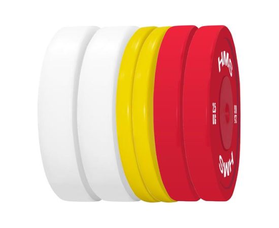 TPP OLIMPISKĀS TEHNISKO SVARA DISKU KOMPLEKTS PE 2 x 1,5 - 5 KG - 18 KG HMS