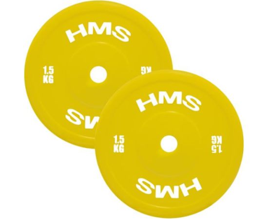 TPP OLIMPISKĀS TEHNISKO SVARA DISKU KOMPLEKTS PE 2 x 1,5 - 5 KG - 18 KG HMS