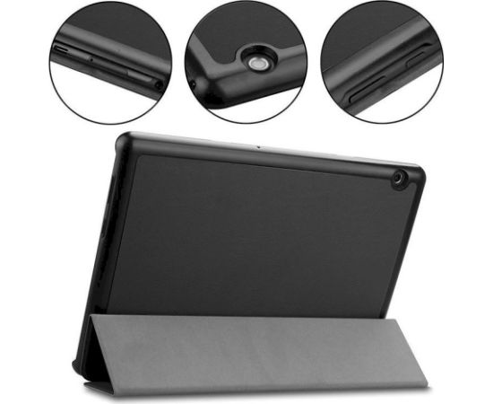 Tactical Book Tri Fold Case priekš Samsung T220|T225 Galaxy Tab A7 Lite 8.7 Zils