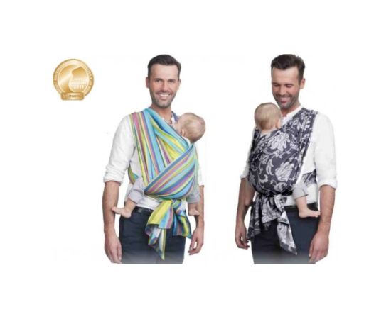 Lakats-slings BE CLOSE graphite leaves WOMAR CH-033 [A] Сумки - кенгуру и слинги