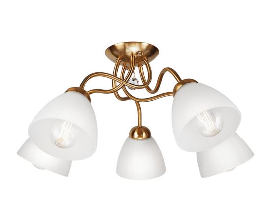 Gr.l.-MIRANDA 5x60W E27 bronzas Klasiskās lampas