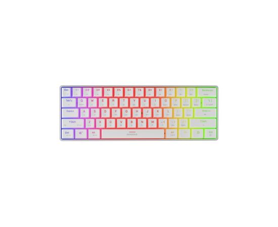 Genesis Thor 660 G2 60% White RGB Gateron Red