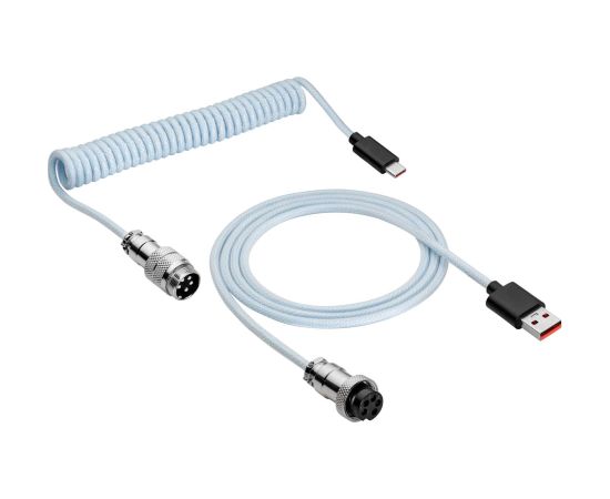 Кабель USB Akyga AK-USB-48 USB A (м) | USB type C (м) Coiled Aviator ver. 2.0 3m