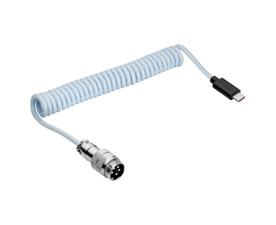 Кабель USB Akyga AK-USB-48 USB A (м) | USB type C (м) Coiled Aviator ver. 2.0 3m
