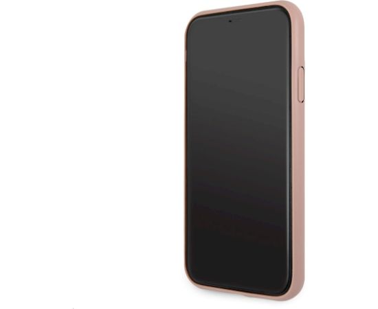GUHCN614GMGPI Guess PU 4G Metal Logo Case for iPhone 11 Pink