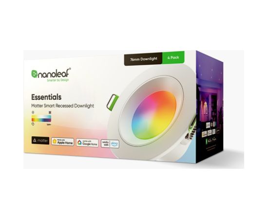 Nanoleaf Matter 3″ Downlight (4 Pack) Viedās LED lampas
