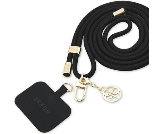 Guess GUOUCNMG4EK Универсальный шнур CBDY pasek czarny|black Nylon 4G Metal Charm