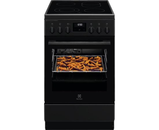 Electrolux LKR564276K Elektriskā plīts 600.sērija 50cm Melna