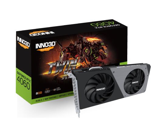 Karta graf. INNO3D GeF RTX 4060 TWIN X2 8GB Видеокарты