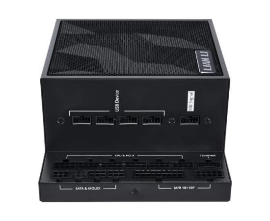 Power Supply LIAN LI EDGE850 850 Watts Efficiency 80 PLUS PLATINIUM PFC Active G9P.EG0850.BE00.EU