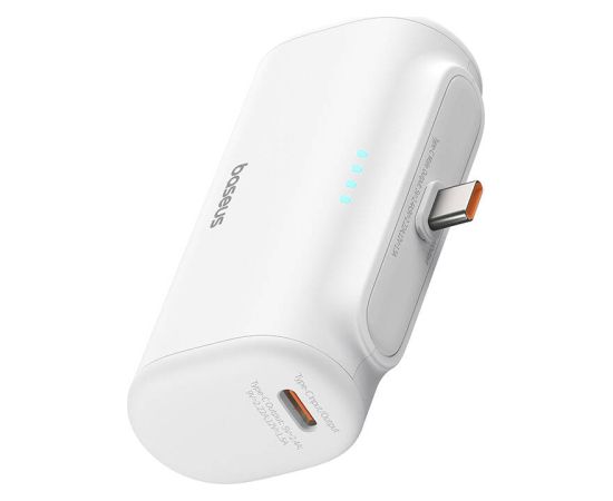 Powerbank Baseus Compact 5000mAh, 20W, USB-C (biały)
