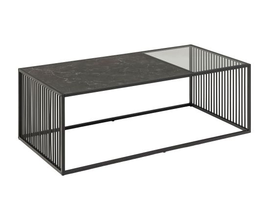 Kafijas galdin STRINGTON 120x60xH40cm, melns