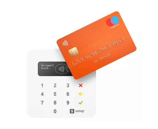 SumUp Air Card Reader, balta - Maksājumu karšu terminālis Karšu lasītāji