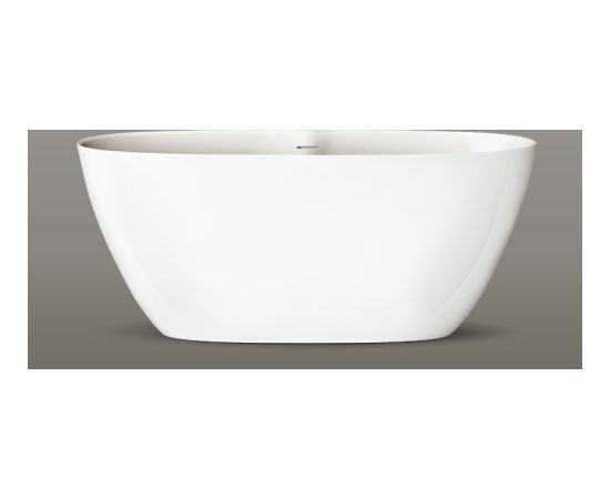 PAA vanna Perla, 1450x710 mm, akmens masa balta Акриловые