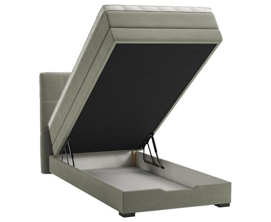 Kontinentālā gulta JEEP 90x200cm, bēša