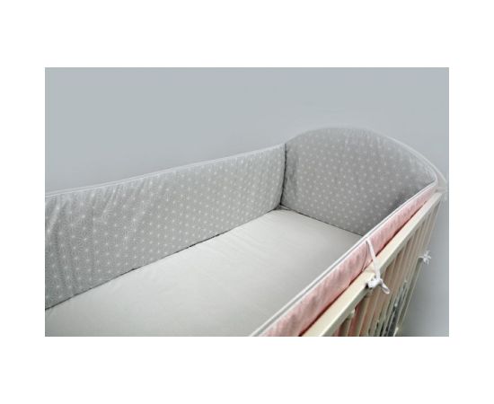 Apmale 360 cm ROSETTE grey-pink, Ankras [A] Kokvilnas palagi