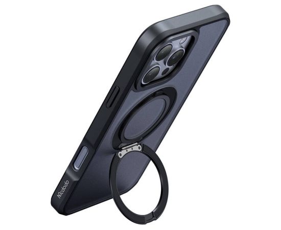 McDodo PC-4932 MagSafe case for iPhone 16 Pro with stand (black)