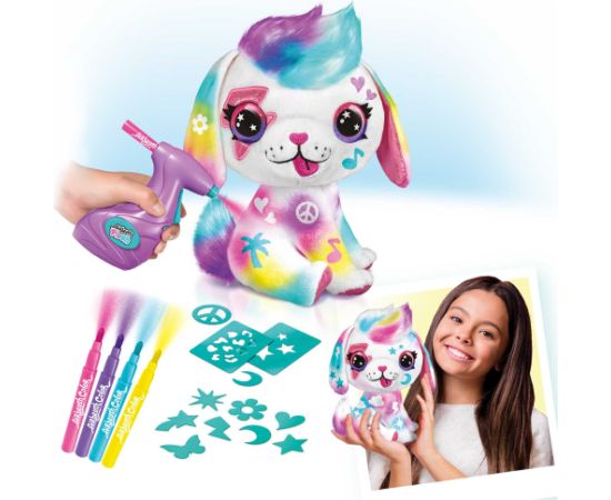 AIRBRUSH PLUSH игровой набор мягкая игрушка с аэрографом Щенок, 26 см