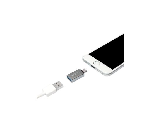 LOGILINK - USB-C adapter to USB 3.0 female, silver