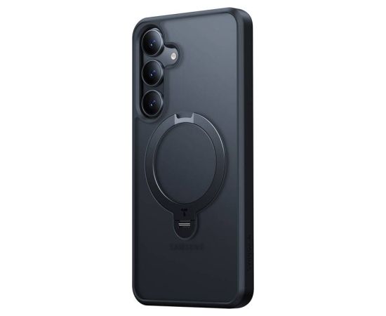 Torras Ostand Spin Series Phone Case for Samsung S25+ (black)