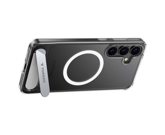 Torras Pstand Series phone case for Samsung S25 (transparent)