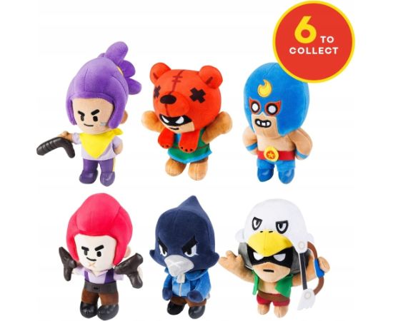 P.m.i. Kids World BRAWL STARS S1 PLUSHIES 16,5cm - DISPLAY 8 PCS. Фигурки и герои