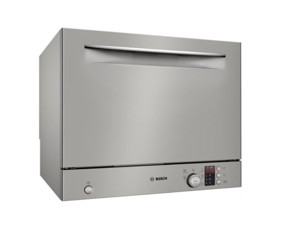 Bosch SKS2ITI00E Silver Compact Brīvstāvoša kompakta trauku mazgājamā mašīna 55cm Sudraba