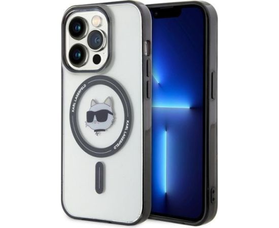 Karl Lagerfeld IML Choupette`s Head MagSafe Back Case Защитный Чехол для Apple iPhone 15 Pro Max