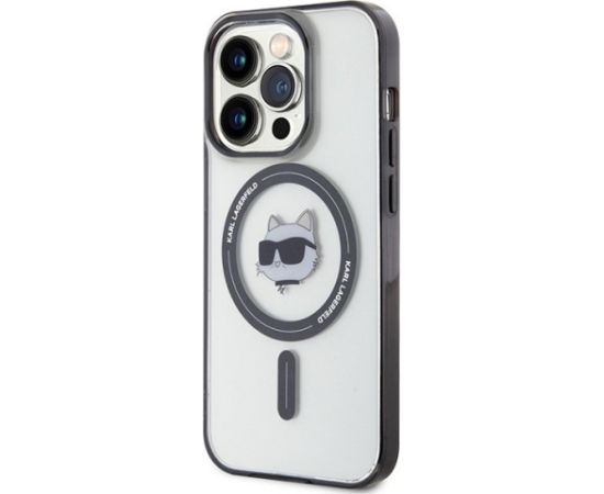 Karl Lagerfeld IML Choupette`s Head MagSafe Back Case Защитный Чехол для Apple iPhone 15 Pro Max