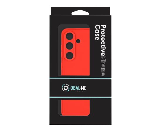 OBAL:ME Matte TPU Cover for Samsung Galaxy S25 Red