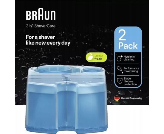 Braun 3-in-1 ShaverCare tīrīšanas kārtridži tīrīšanas stacijām