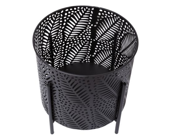 Augu turētājs CHIA D25xH28cm, melns