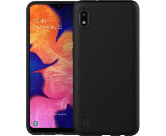 Fusion Elegance fibre Back Case Silikona Aizsargapvalks Priekš Samsung Galaxy A26 5G melns