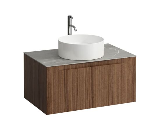 Laufen izlietnes skapītis Arun, 805x505 mm, h=390 mm, 1A, piasentina grigio/noce canaletto Izlietnes skapis