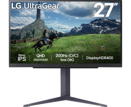 Monitors LG UltraGear 27GS85QX-B, 27"