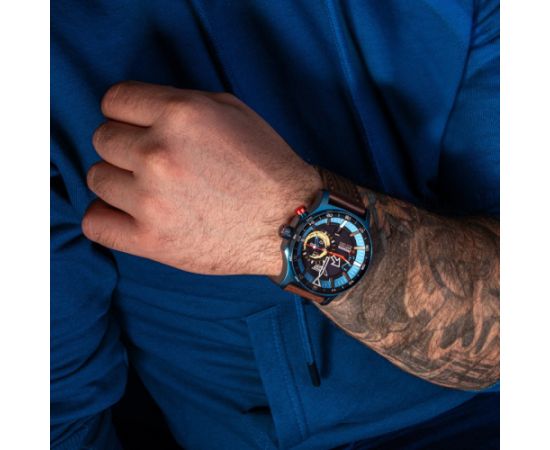 Vostok Europe Expedition North Pole-1 Solar Power VS57-595D736Le-Sil(RED) Rokas pulksteņi 