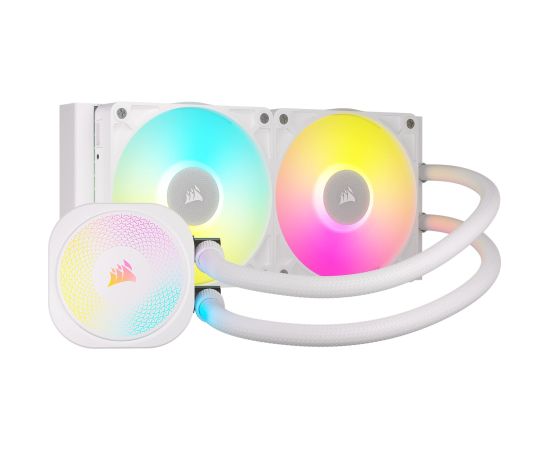 Corsair iCUE LINK TITAN RX RGB Processor All-in-one liquid cooler 12 cm White 1 pc(s) Охлаждение процессора