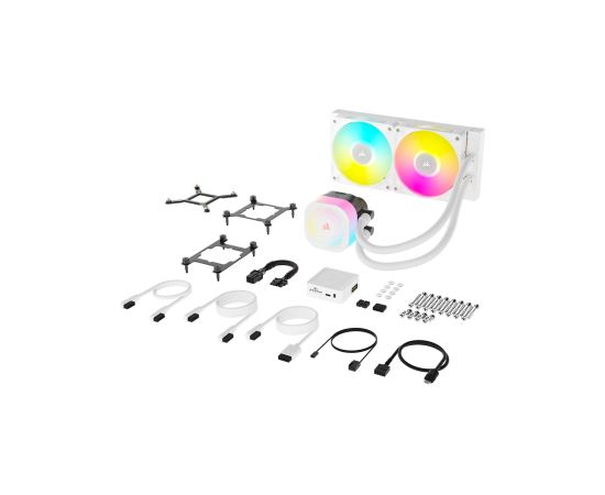 Corsair iCUE LINK TITAN RX RGB Processor All-in-one liquid cooler 12 cm White 1 pc(s) Охлаждение процессора
