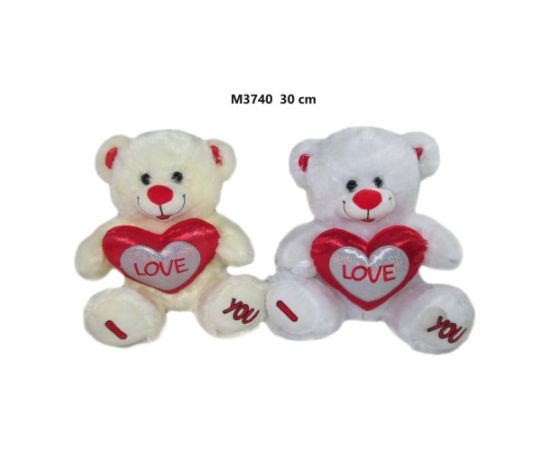 Sun Day Плюшевый мишка 30 cm с сердцем LOVE (M3740) разные 166616