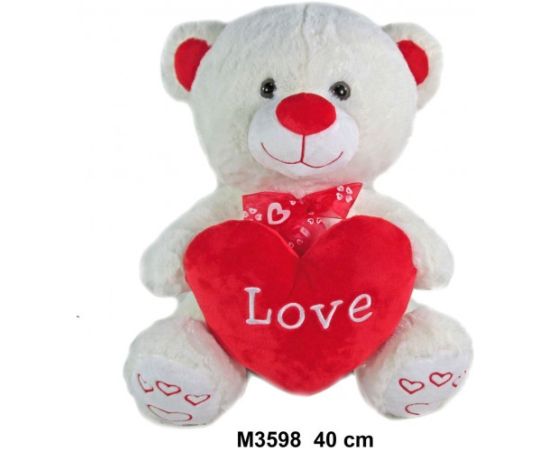 Sun Day Plīša lacis ar sirdi LOVE 40 cm (M3598) 159304