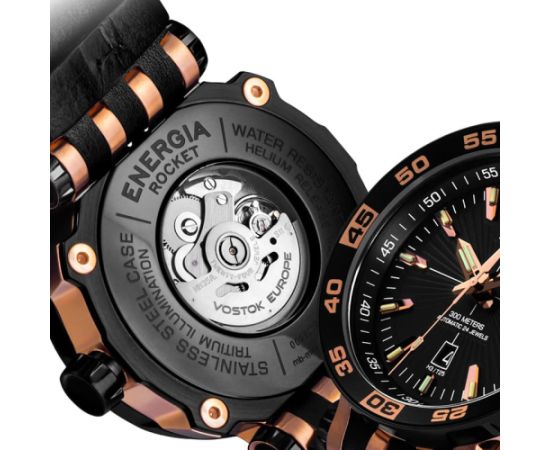 Vostok Europe Energia Rocket NH35A-575E282BR Rokas pulksteņi 