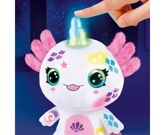 AIRBRUSH PLUSH Plīša DIY komplekts Aksolotradzis ar aerogrāfu