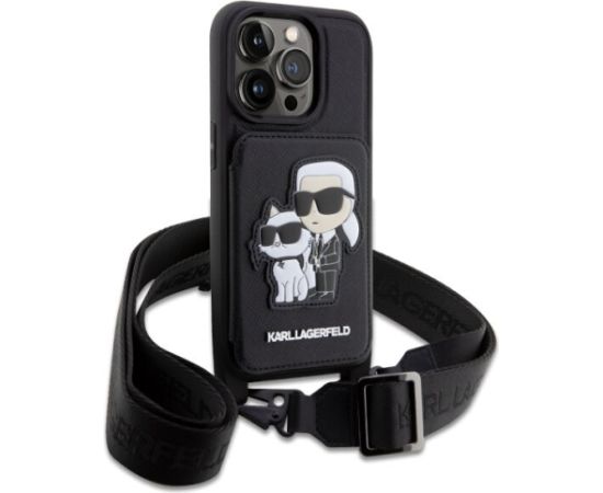 Karl Lagerfeld KLHCP14LCSAKCPMK Aizmugurējais Apvalks Priekš Apple iPhone 14 Pro