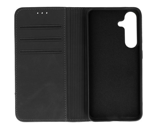 OEM Wonder Prime grāmatveida maks Samsung A256 Galaxy A25 5G melns