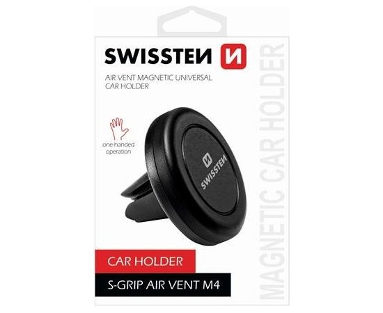 Swissten S-Grip M4 Universāls Auto Stiprinājums Gaisa Restei Melns