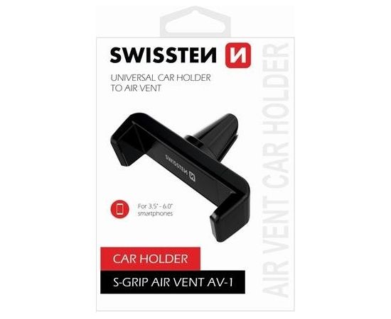 Swissten S-Grip AV-1 Universāls Auto Stiprinājums Gaisa Restei Melns