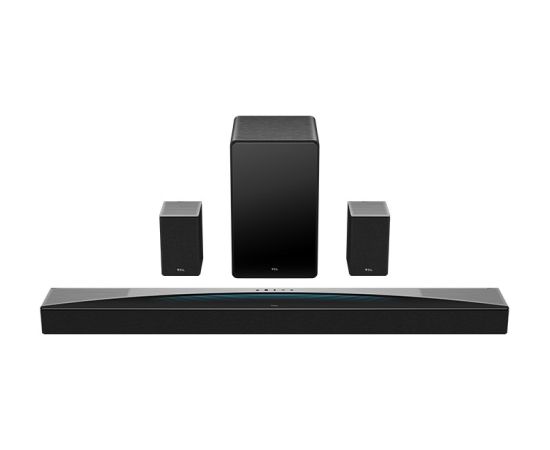 TCL Q Q85H Class 7.1.4 Channel Sound Bar with Dolby Atmos, Wireless Subwoofwer, and Wireless Surround Speakers Домашние кинотеатры Акустические системы(Soundbars)