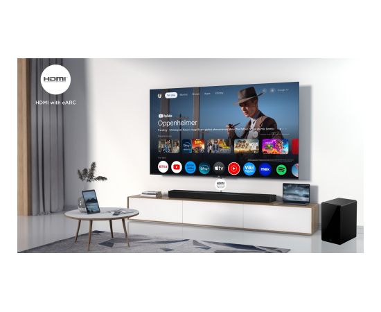 TCL Q Q85H Class 7.1.4 Channel Sound Bar with Dolby Atmos, Wireless Subwoofwer, and Wireless Surround Speakers Домашние кинотеатры Акустические системы(Soundbars)