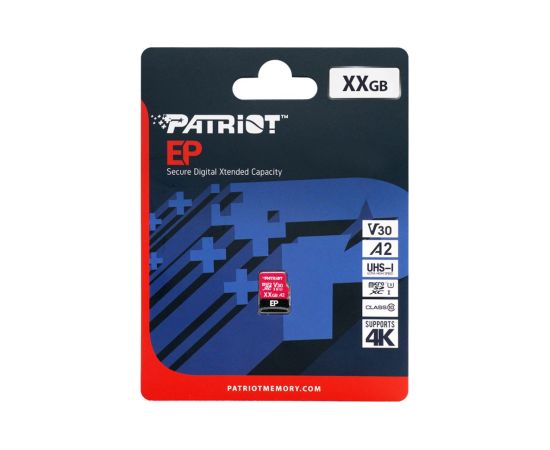 Patriot Memory EP A2 memory card 256 GB MicroSDXC V30 U3 Class 10 (PEF256GEP32MCX)